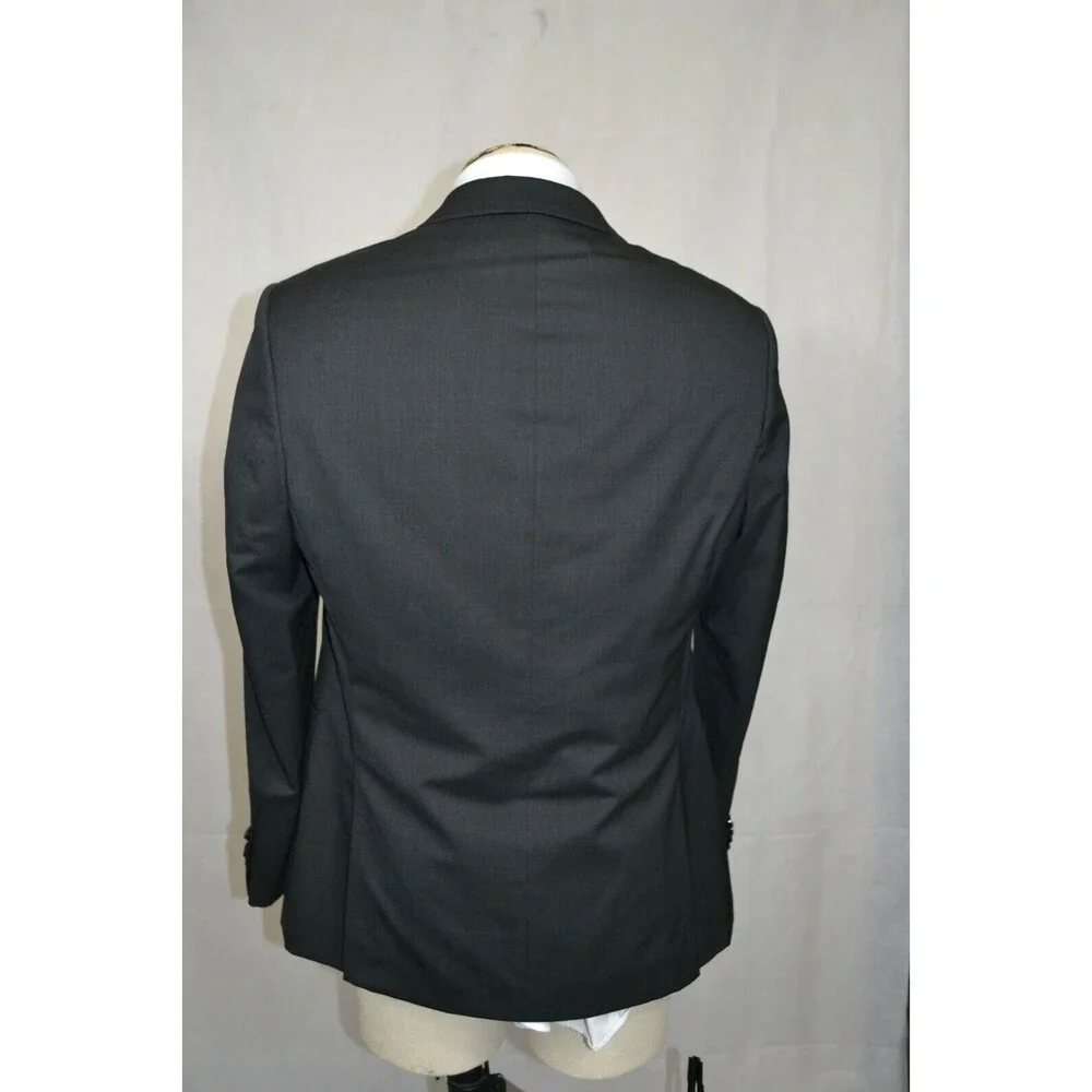Banana Republic Blazer Mens 42R Gray Marzotto Wool Sport Coat‎ 2 Button Jacket